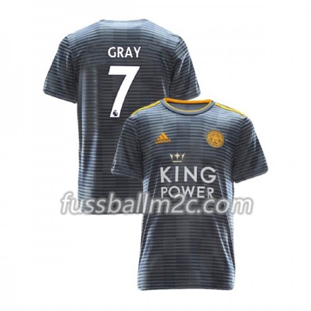 Fußballtrikots Leicester City Demarai Gray 7 Auswärts Trikotsatz 2018-2019 Fußballtrikots Leicester City Demarai Gray 7 Auswärts Trikotsatz 2018-2019